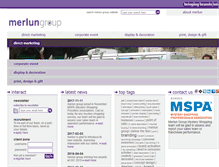 Tablet Screenshot of merlungroup.com